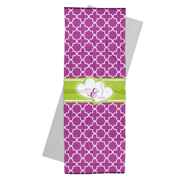 Custom Clover Yoga Mat Towel (Personalized)