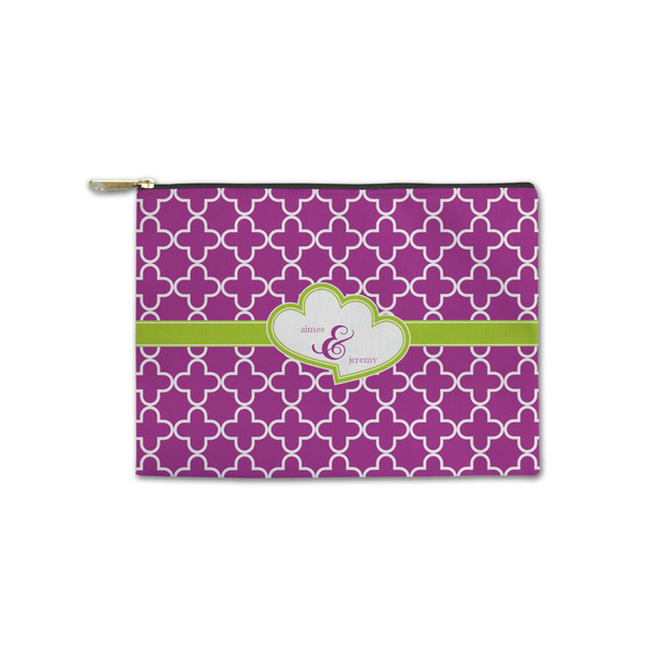 Custom Clover Zipper Pouch - Small - 8.5"x6" (Personalized)