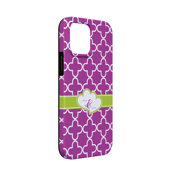 Custom Clover iPhone Case - Rubber Lined - iPhone 13 Mini (Personalized)