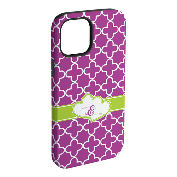 Custom Clover iPhone Case - Rubber Lined (Personalized)