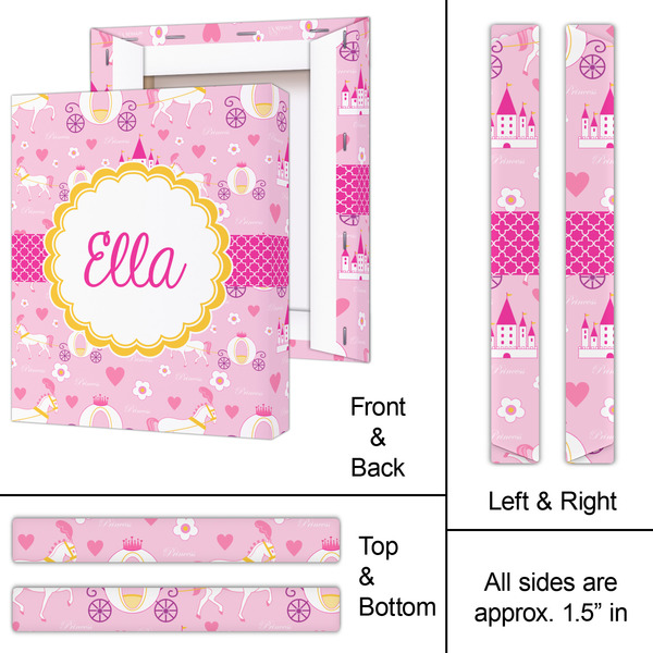 Princess Carriage 11x14 - Canvas Print - Approval