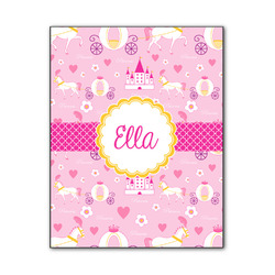 Princess Carriage Wood Print - 11x14 (Personalized)