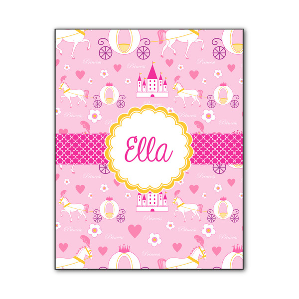 Custom Princess Carriage Wood Print - 11x14 (Personalized)