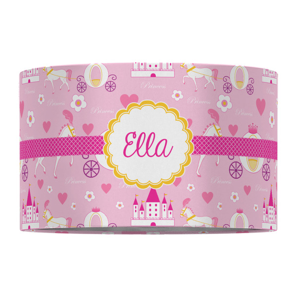 Princess Carriage 12" Drum Lampshade - FRONT (Fabric)