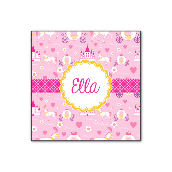 Custom Princess Carriage Wood Print - 12x12 (Personalized)