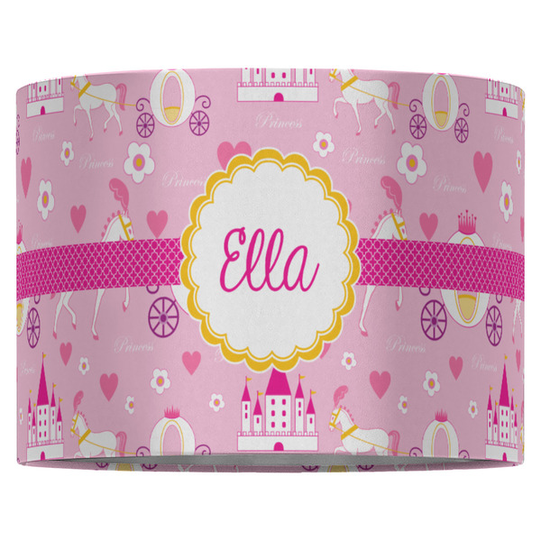 Princess Carriage 16" Drum Lampshade - FRONT (Fabric)