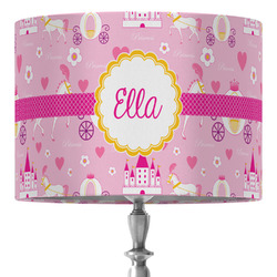 Princess Carriage 16" Drum Lamp Shade - Fabric (Personalized)