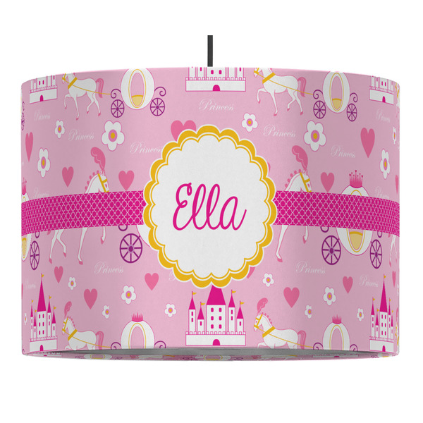 Custom Princess Carriage Drum Pendant Lamp (Personalized)
