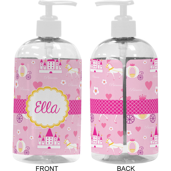 Princess Carriage 16 oz Plastic Liquid Dispenser- Approval- White