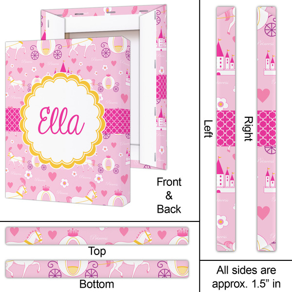 Princess Carriage 16x20 - Canvas Print - Approval