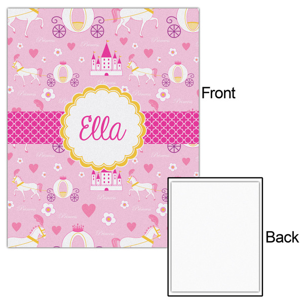 Princess Carriage 16x20 - Matte Poster - Front & Back