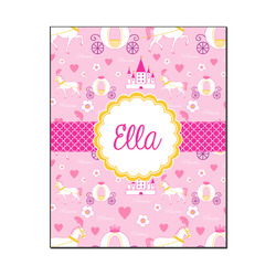 Princess Carriage Wood Print - 16x20 (Personalized)
