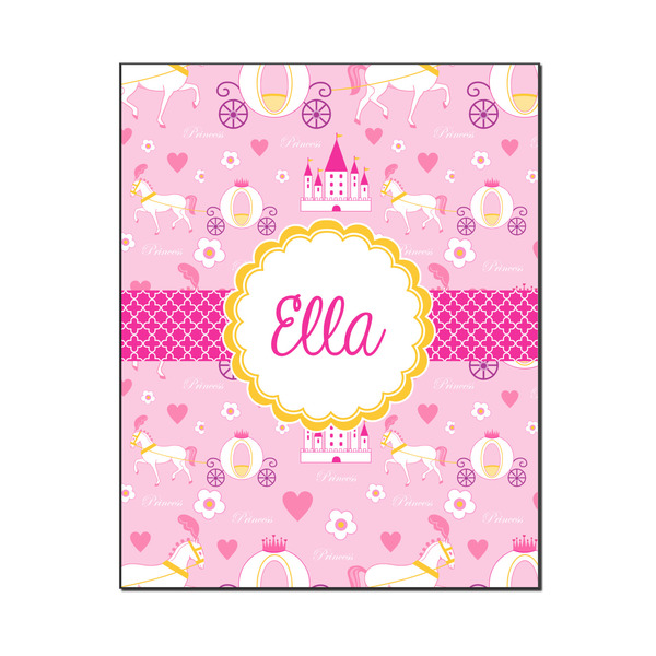 Custom Princess Carriage Wood Print - 16x20 (Personalized)