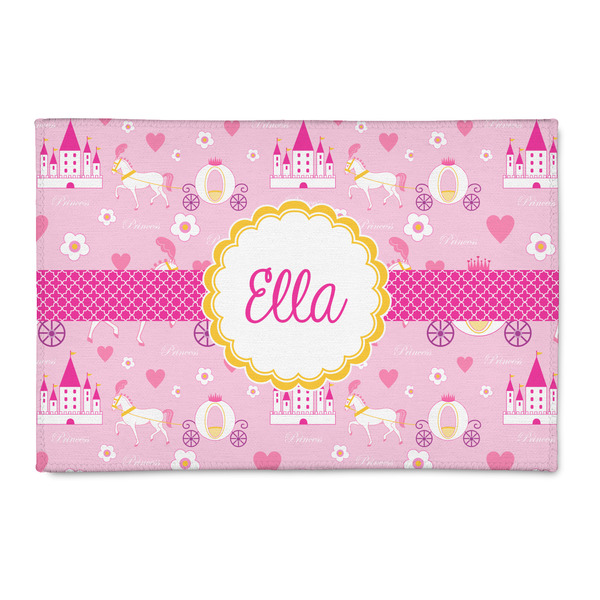 Custom Princess Carriage 2' x 3' Indoor Area Rug (Personalized)