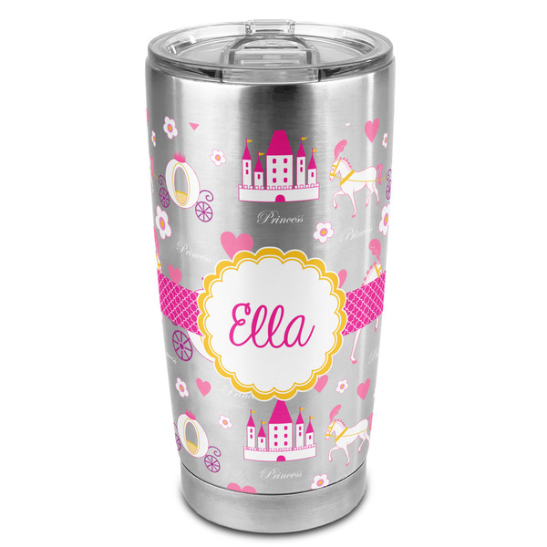 Custom Princess Carriage 20oz Stainless Steel Double Wall Tumbler - Full Print (Personalized)