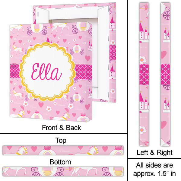 Princess Carriage 20x24 - Canvas Print - Approval