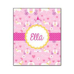 Princess Carriage Wood Print - 20x24 (Personalized)