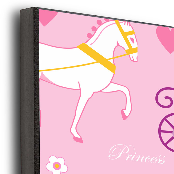 Princess Carriage 20x30 Wood Print - Closeup