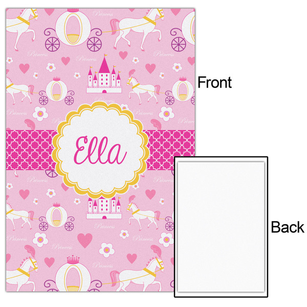 Princess Carriage 24x36 - Matte Poster - Front & Back
