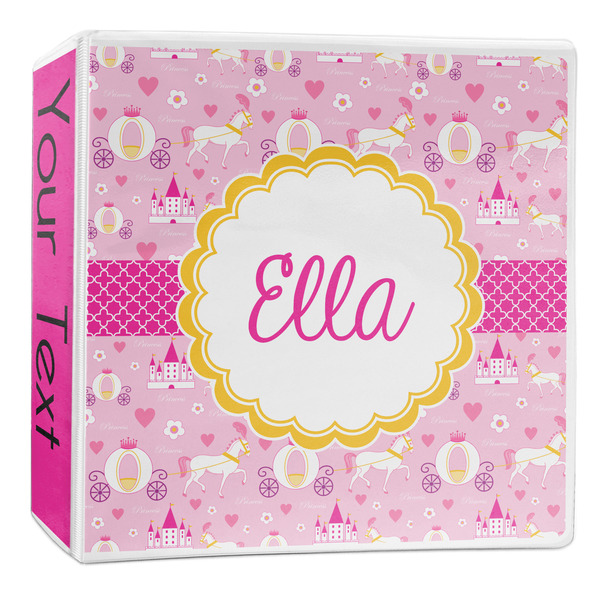 Custom Princess Carriage 3-Ring Binder - 2 inch (Personalized)