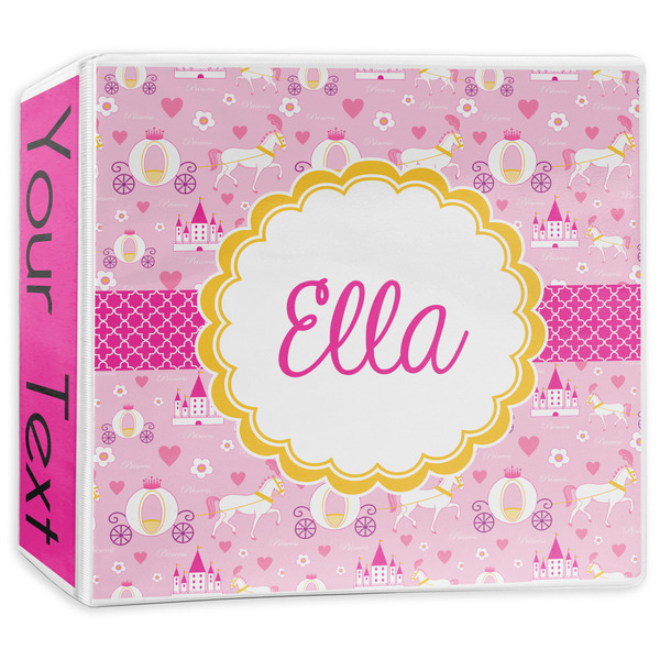 Custom Princess Carriage 3-Ring Binder - 3 inch (Personalized)