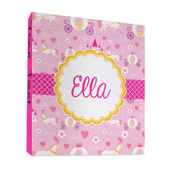Princess Carriage 3 Ring Binder - Full Wrap - 1" (Personalized)