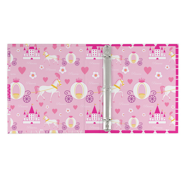 Princess Carriage 3 Ring Binders - Full Wrap - 1" - OPEN INSIDE