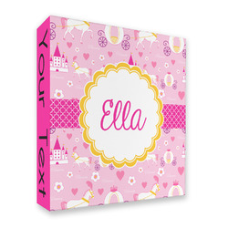Princess Carriage 3 Ring Binder - Full Wrap (Personalized)
