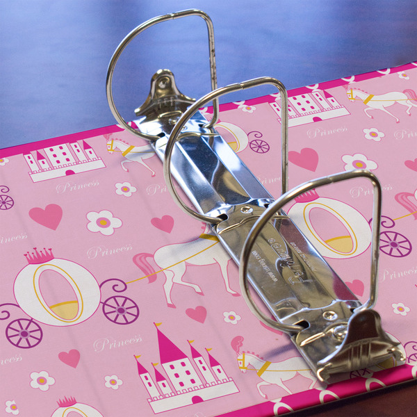 Princess Carriage 3 Ring Binders - Full Wrap - 3" - DETAIL