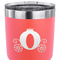 Princess Carriage 30 oz Stainless Steel Ringneck Tumbler - Coral - CLOSE UP