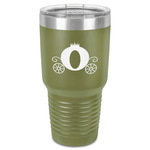 Princess Carriage 30 oz Stainless Steel Tumbler - Olive - Single-Sided