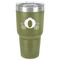 Princess Carriage 30 oz Stainless Steel Tumbler - Olive - Single-Sided