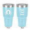 Princess Carriage 30 oz Stainless Steel Ringneck Tumbler - Teal - Double Sided - Front & Back