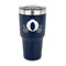 Princess Carriage 30 oz Stainless Steel Ringneck Tumblers - Navy - FRONT