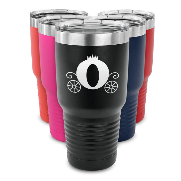 Princess Carriage 30 oz Stainless Steel Ringneck Tumblers - Parent/Main
