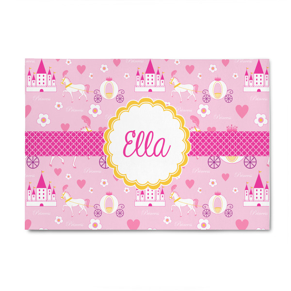 Custom Princess Carriage 4' x 6' Indoor Area Rug (Personalized)