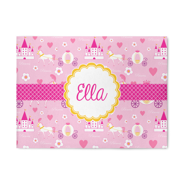 Custom Princess Carriage 5' x 7' Patio Rug (Personalized)