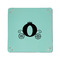 Princess Carriage 6" x 6" Teal Leatherette Snap Up Tray - APPROVAL