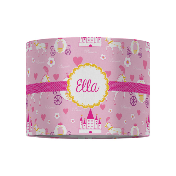 Princess Carriage 8" Drum Lampshade - FRONT (Fabric)