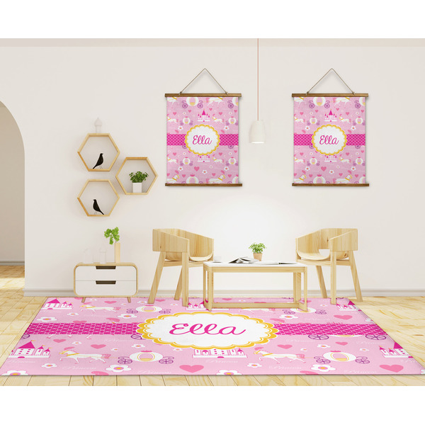 Princess Carriage 8'x10' Indoor Area Rugs - IN CONTEXT