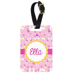 Princess Carriage Metal Luggage Tag w/ Name or Text