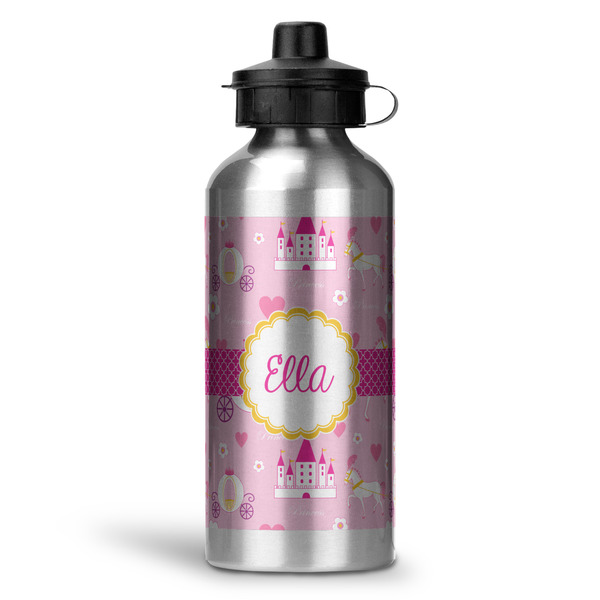 Custom Princess Carriage Water Bottles - 20 oz - Aluminum (Personalized)