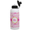 Princess Carriage Aluminum Water Bottle - White Front