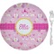 Princess Carriage 8" Glass Appetizer / Dessert Plates - Single or Set (Personalized)