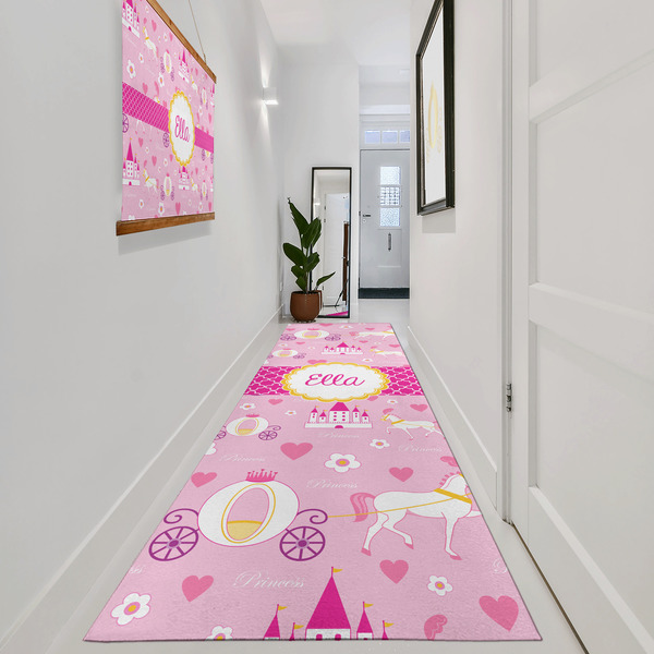 Princess Carriage Area Rug Sizes - In Context (vertical)