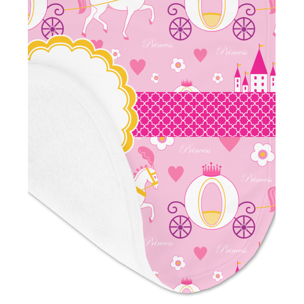 Princess Carriage Baby Bib - AFT detail