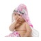 Princess Carriage Baby Hooded Towel on Child