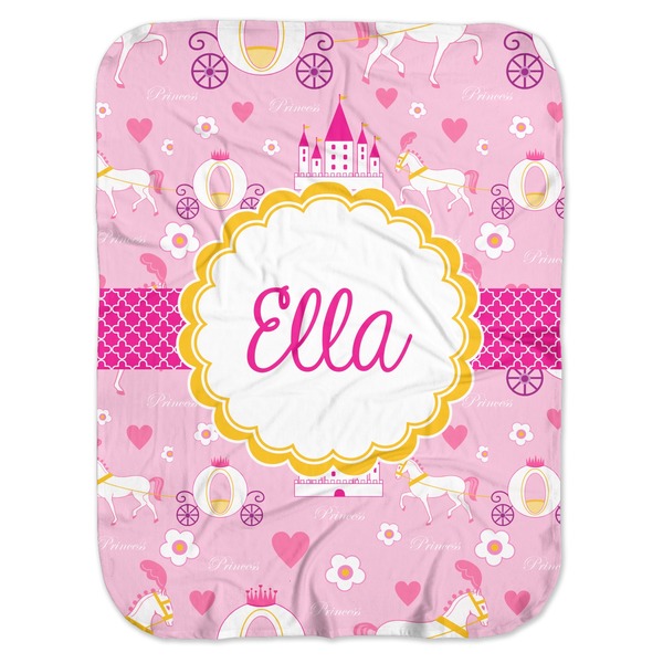 Custom Princess Carriage Baby Swaddling Blanket (Personalized)