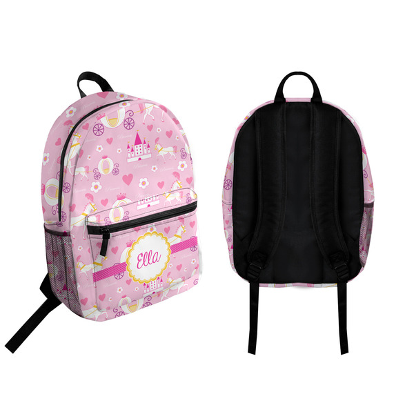 Princess Carriage Backpack front and back - Apvl