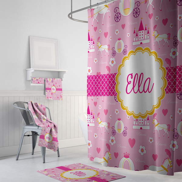 Princess Carriage Bath Towel Sets - 3-piece - In Context